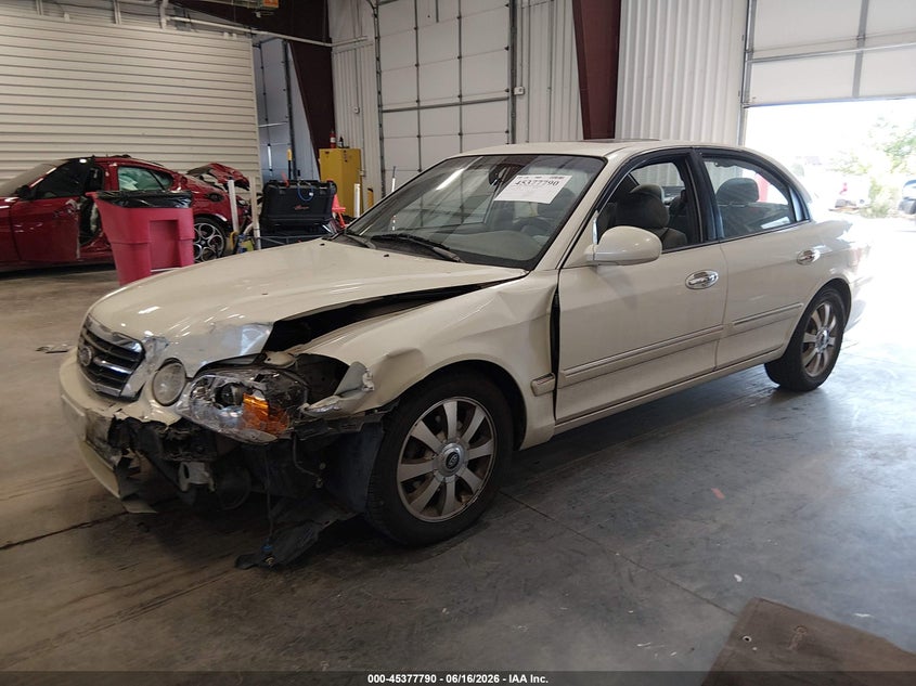 2004 Kia Optima VIN KNAGD128845330440 IAAI salvage auction — LEFT FRONT, Salvage (Colorado), sold $150 on 2026-07-22 (photo 2)