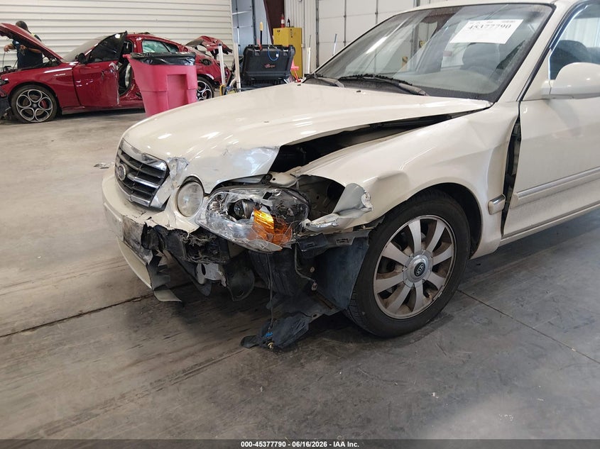 2004 Kia Optima VIN KNAGD128845330440 IAAI salvage auction — LEFT FRONT, Salvage (Colorado), sold $150 on 2026-07-22 (photo 6)