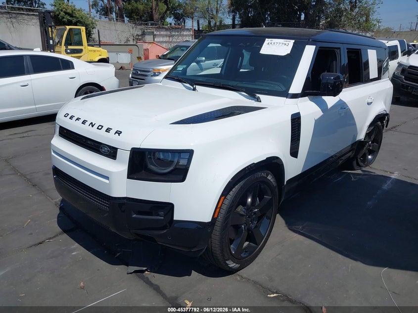 2026 Land rover Defender VIN SALE2FEU2T2509006 IAAI salvage auction — LEFT REAR, Salvage Title, sold $20,400 on 2026-07-22 (photo 2)