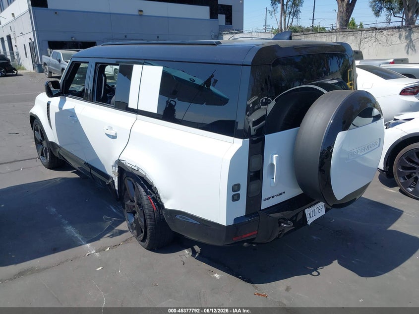 2026 Land rover Defender VIN SALE2FEU2T2509006 IAAI salvage auction — LEFT REAR, Salvage Title, sold $20,400 on 2026-07-22 (photo 3)