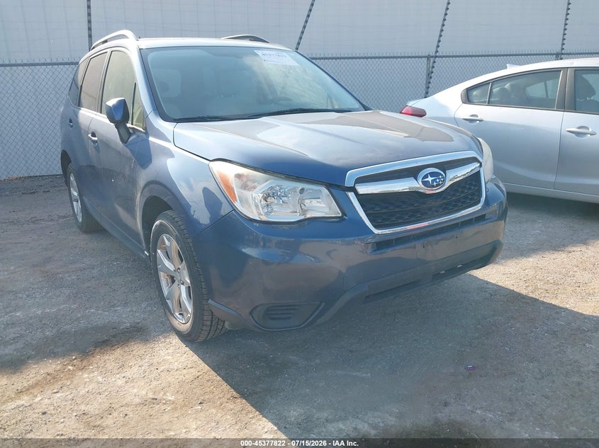 2014 Subaru Forester VIN JF2SJAEC5EH494123 IAAI salvage auction — NORMAL WEAR, Clear (Maryland), sold $1,775 on 2026-07-22 (photo 1)