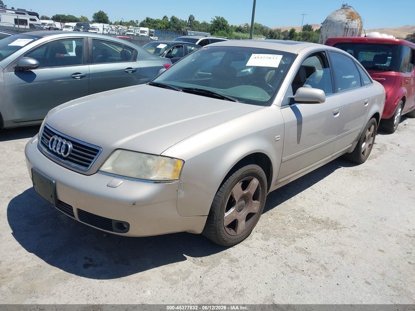 2001 Audi A6 VIN WAUEH64BX1N001994 IAAI salvage auction — NORMAL WEAR, Clear - Dealer Only (California), sold $300 on 2026-07-09 (photo 2)