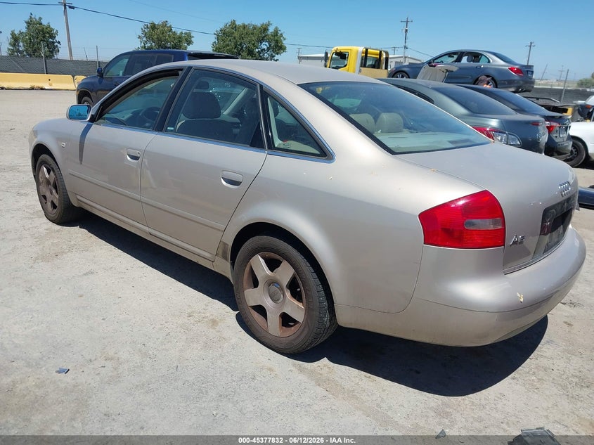 2001 Audi A6 VIN WAUEH64BX1N001994 IAAI salvage auction — NORMAL WEAR, Clear - Dealer Only (California), sold $300 on 2026-07-09 (photo 3)