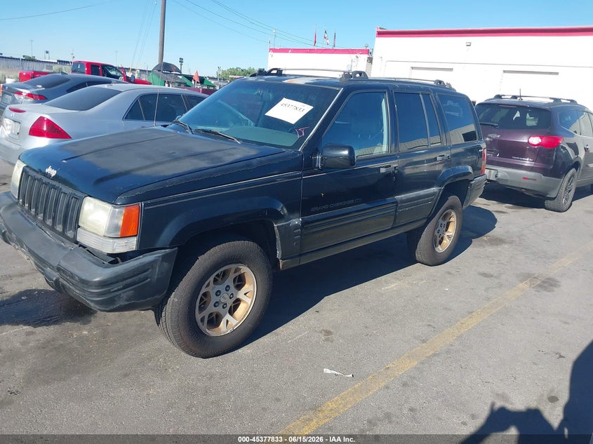 1996 Jeep Grand cherokee VIN 1J4GZ78Y9TC236134 IAAI salvage auction — FRONT & REAR, Clear (Utah), sold $275 on 2026-07-09 (photo 2)