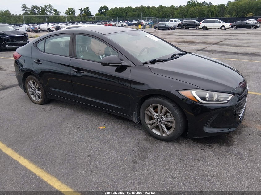 2018 Hyundai Elantra VIN KMHD84LF9JU452438 IAAI salvage auction — LEFT SIDE, Salvage (Idaho), sold $1,650 on 2026-07-15 (photo 1)