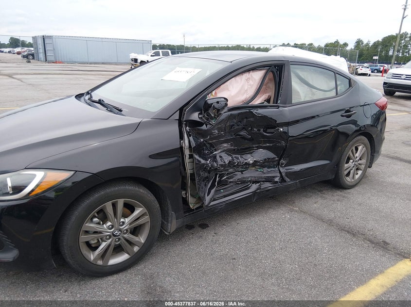 2018 Hyundai Elantra VIN KMHD84LF9JU452438 IAAI salvage auction — LEFT SIDE, Salvage (Idaho), sold $1,650 on 2026-07-15 (photo 6)