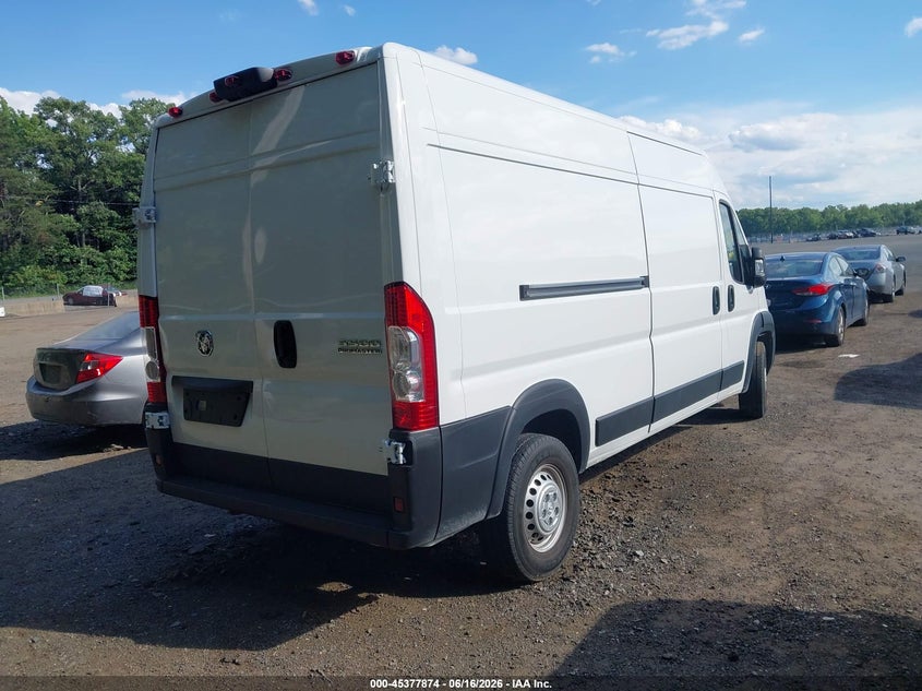 2025 Ram Promaster 3500 VIN 3C6MRVHGXSE545386 IAAI salvage auction — FRONT END, Certificate Of Destruction (Florida), sold $7,500 on 2026-07-22 (photo 4)