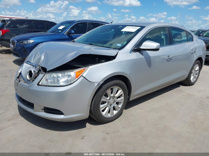 2012 Buick Lacrosse VIN 1G4GB5G37CF331421 IAAI salvage auction — FRONT END, Original (Texas), sold $1,050 on 2026-07-28 (photo 2)