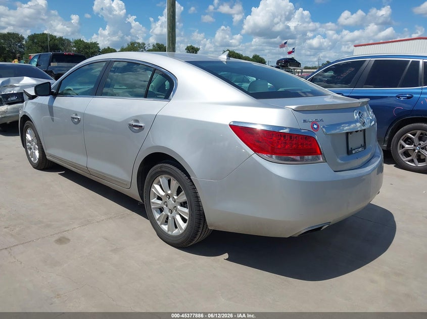 2012 Buick Lacrosse VIN 1G4GB5G37CF331421 IAAI salvage auction — FRONT END, Original (Texas), sold $725 on 2026-07-28 (photo 3)