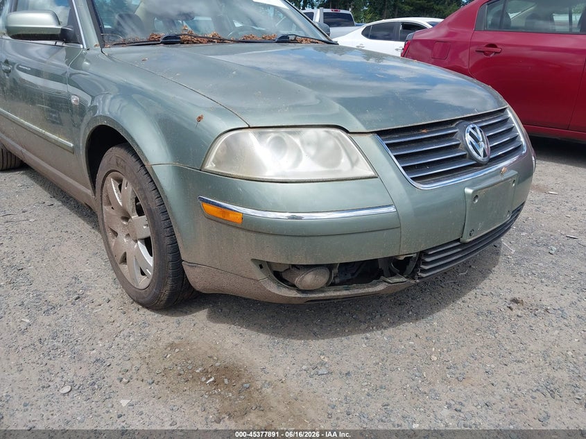 2002 Volkswagen Passat VIN WVWRH63B72P135826 IAAI salvage auction — NORMAL WEAR, Affidavit In Lieu Of Title (Washington), sold $250 on 2026-07-08 (photo 6)