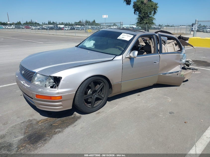 1995 Lexus Ls 400 VIN JT8UF22E7S0008182 IAAI salvage auction — REAR END, Non-Repairable (California), sold $25 on 2026-07-28 (photo 2)