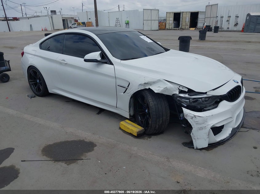 2015 BMW M4 VIN WBS3R9C55FK330432 IAAI salvage auction — FRONT END, Salvage (California), sold $11,300 on 2026-08-19 (photo 1)