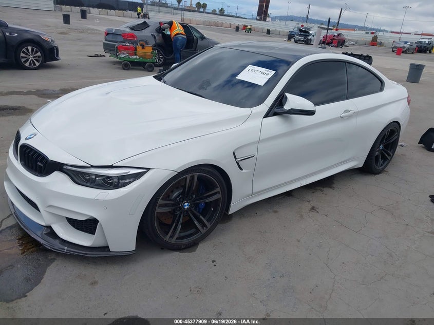 2015 BMW M4 VIN WBS3R9C55FK330432 IAAI salvage auction — FRONT END, Salvage (California), sold $11,300 on 2026-08-19 (photo 2)