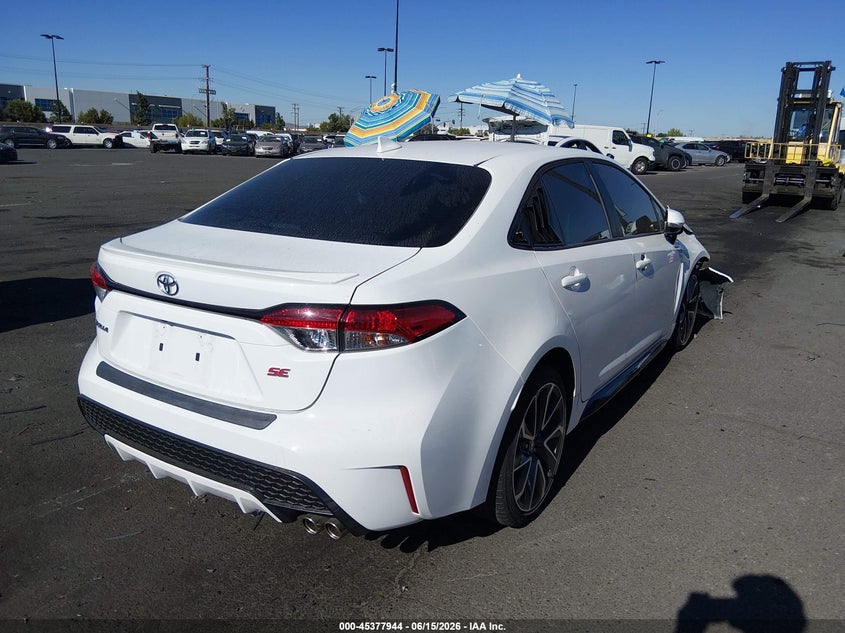2021 Toyota Corolla VIN 5YFS4MCE3MP060720 IAAI salvage auction — RIGHT FRONT, Salvage Title, sold $4,200 on 2026-07-15 (photo 4)
