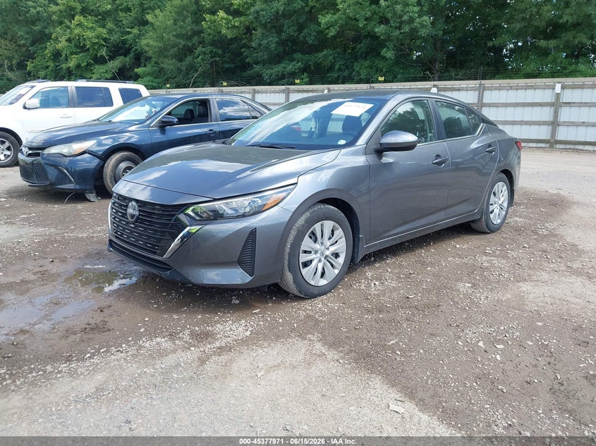 2025 Nissan Sentra VIN 3N1AB8BV5SY284808 IAAI salvage auction — REAR END, Clear (Tennessee), sold $7,850 on 2026-07-29 (photo 2)