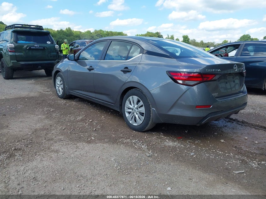 2025 Nissan Sentra VIN 3N1AB8BV5SY284808 IAAI salvage auction — REAR END, Clear (Tennessee), sold $7,850 on 2026-07-29 (photo 3)