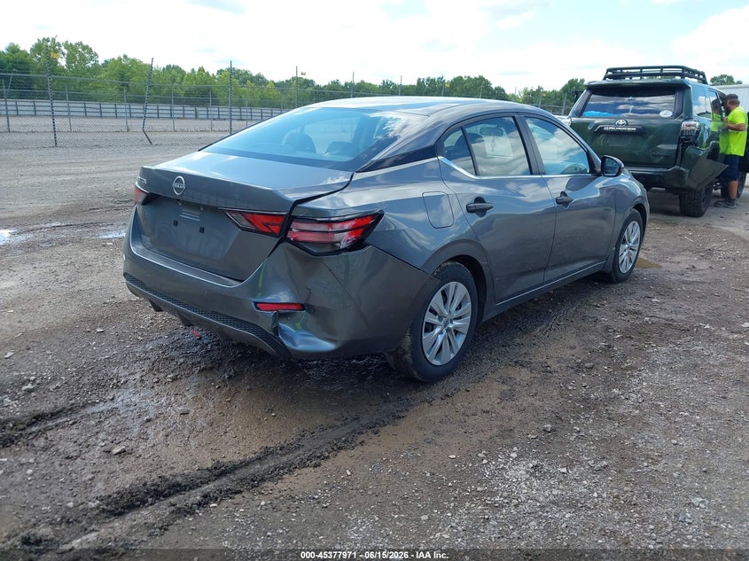 2025 Nissan Sentra VIN 3N1AB8BV5SY284808 IAAI salvage auction — REAR END, Clear (Tennessee), sold $7,850 on 2026-07-29 (photo 4)