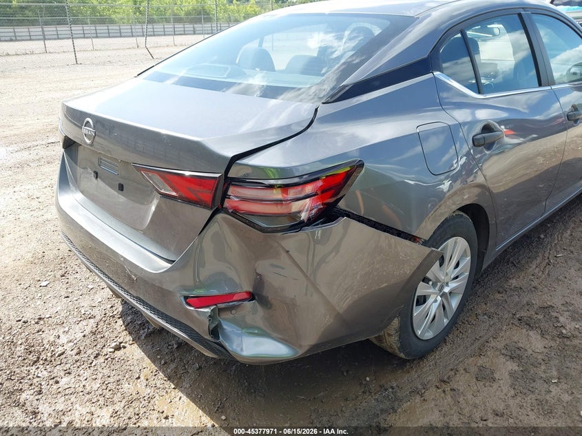 2025 Nissan Sentra VIN 3N1AB8BV5SY284808 IAAI salvage auction — REAR END, Clear (Tennessee), sold $7,850 on 2026-07-29 (photo 6)