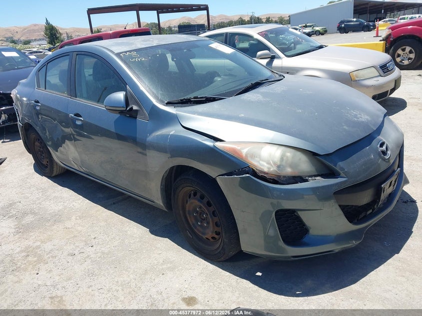 2012 Mazda 3 VIN JM1BL1UG3C1677457 IAAI salvage auction — NORMAL WEAR, Salvage (California), sold $325 on 2026-07-09 (photo 1)