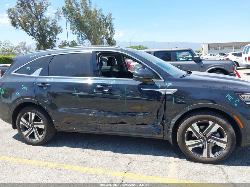 2024 Kia Sorento VIN KNDRHDLG1R5259290 IAAI salvage auction — RIGHT SIDE, Salvage Title, sold $12,600 on 2026-07-28 (photo 6)