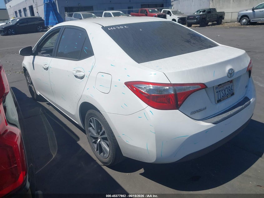 2016 Toyota Corolla VIN 5YFBURHE4GP528223 IAAI salvage auction — FRONT END, Salvage Title, sold $3,900 on 2026-07-15 (photo 3)