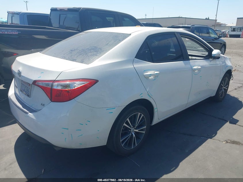 2016 Toyota Corolla VIN 5YFBURHE4GP528223 IAAI salvage auction — FRONT END, Salvage Title, sold $3,900 on 2026-07-15 (photo 4)