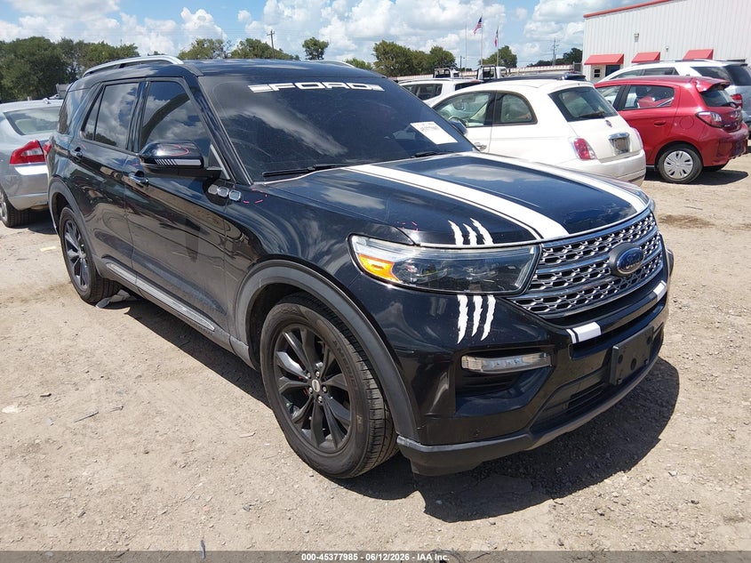 2021 Ford Explorer VIN 1FMSK7FH8MGA85056 — IAAI salvage auction photo