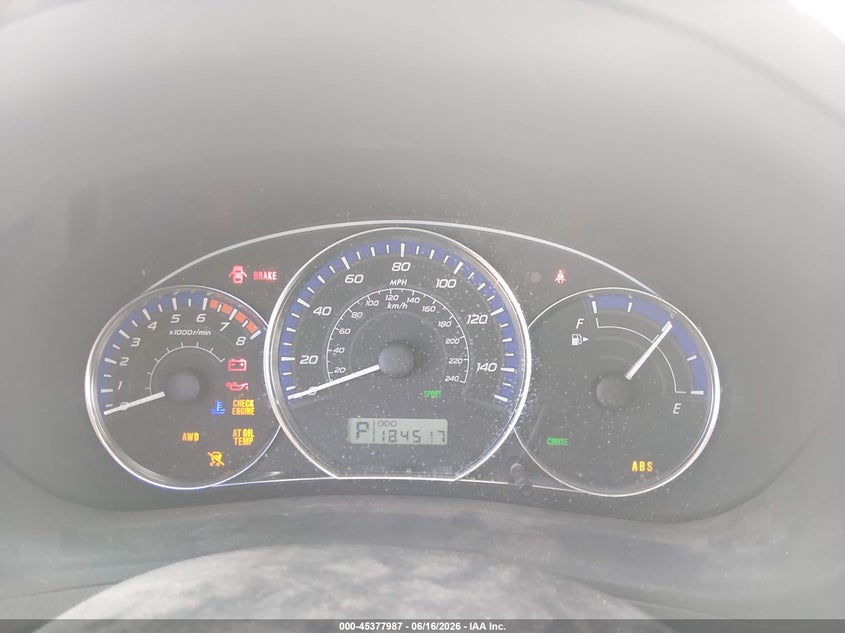 2010 Subaru Forester VIN JF2SH6DC8AH700281 IAAI salvage auction — LEFT & RIGHT, Salvage (Colorado), sold $25 on 2026-07-28 (photo 7)