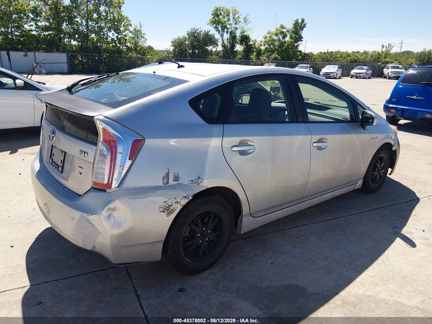2013 Toyota Prius VIN JTDKN3DU7D5555822 IAAI salvage auction — NORMAL WEAR, Clear (New York), sold $975 on 2026-07-21 (photo 4)