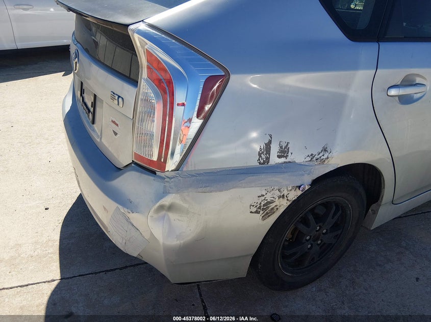 2013 Toyota Prius VIN JTDKN3DU7D5555822 IAAI salvage auction — NORMAL WEAR, Clear (New York), sold $975 on 2026-07-21 (photo 6)