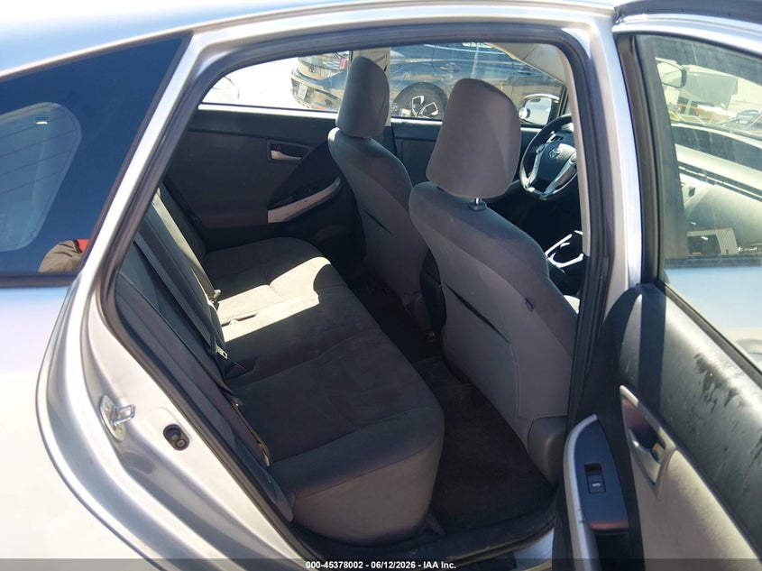 2013 Toyota Prius VIN JTDKN3DU7D5555822 IAAI salvage auction — NORMAL WEAR, Clear (New York), sold $975 on 2026-07-21 (photo 8)