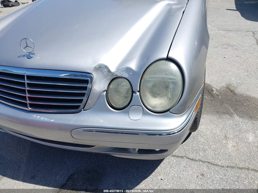 2002 Mercedes-benz E-class VIN WDBJF83JX2X069650 IAAI salvage auction — FRONT END, Salvage (Kentucky), sold $375 on 2026-07-13 (photo 6)