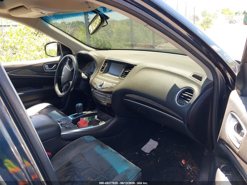 2015 Infiniti Qx60 VIN 5N1AL0MMXFC548096 IAAI salvage auction — FRONT END, Salvage Title, sold $500 on 2026-07-28 (photo 5)