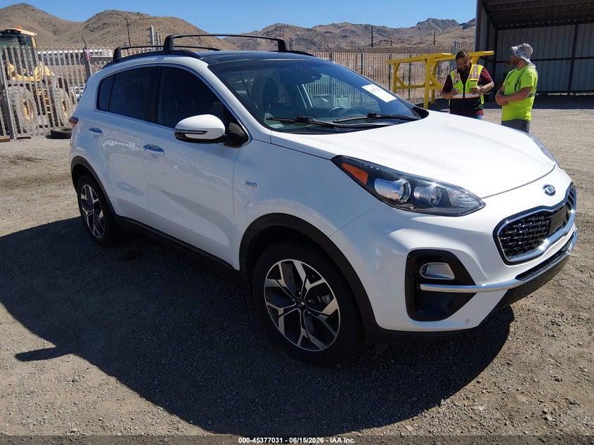 2022 Kia Sportage VIN KNDPNCAC4N7983483 IAAI salvage auction — REAR END, Salvage Title, sold $5,300 on 2026-07-31 (photo 1)