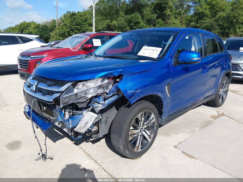 2026 Mitsubishi Outlander VIN JA4ARUAU1TU001443 IAAI salvage auction — LEFT FRONT, Enterprise Vehicles Clear Only (Texas), sold $1,050 on 2026-07-27 (photo 2)