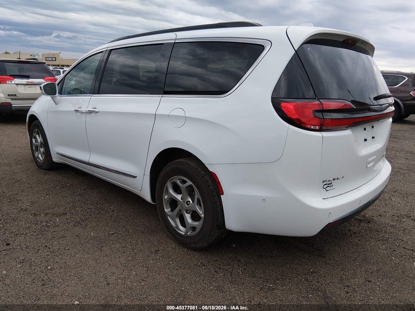 2022 Chrysler Pacifica VIN 2C4RC3GG5NR180432 IAAI salvage auction — HAIL, Salvage (Kansas), sold $9,950 on 2026-07-10 (photo 3)