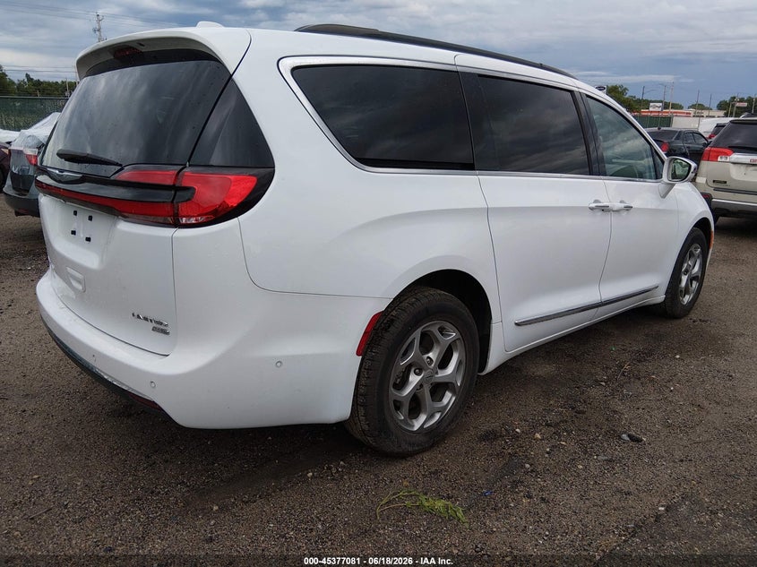 2022 Chrysler Pacifica VIN 2C4RC3GG5NR180432 IAAI salvage auction — HAIL, Salvage (Kansas), sold $9,950 on 2026-07-10 (photo 4)