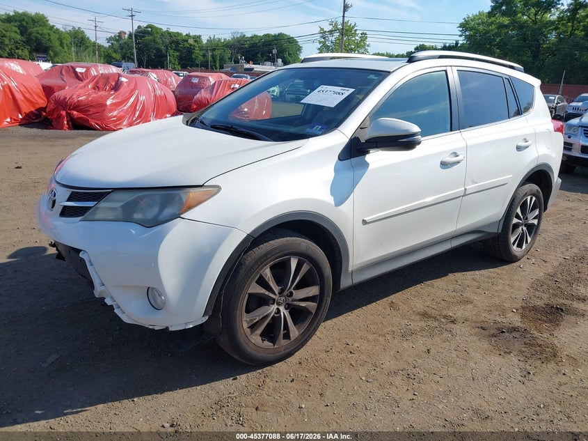 2015 Toyota Rav 4 VIN JTMDFREV2FD171908 IAAI salvage auction — FRONT END, Salvage Title, sold $4,550 on 2026-08-02 (photo 2)