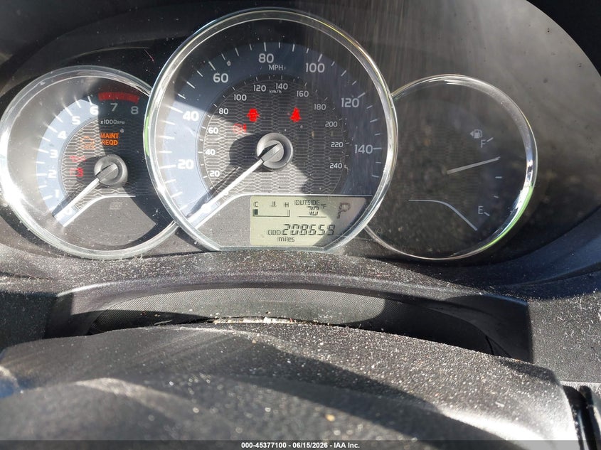 2015 Toyota Corolla VIN 5YFBURHE9FP344295 IAAI salvage auction — LEFT REAR, Salvage (North Carolina), sold $2,250 on 2026-07-07 (photo 7)