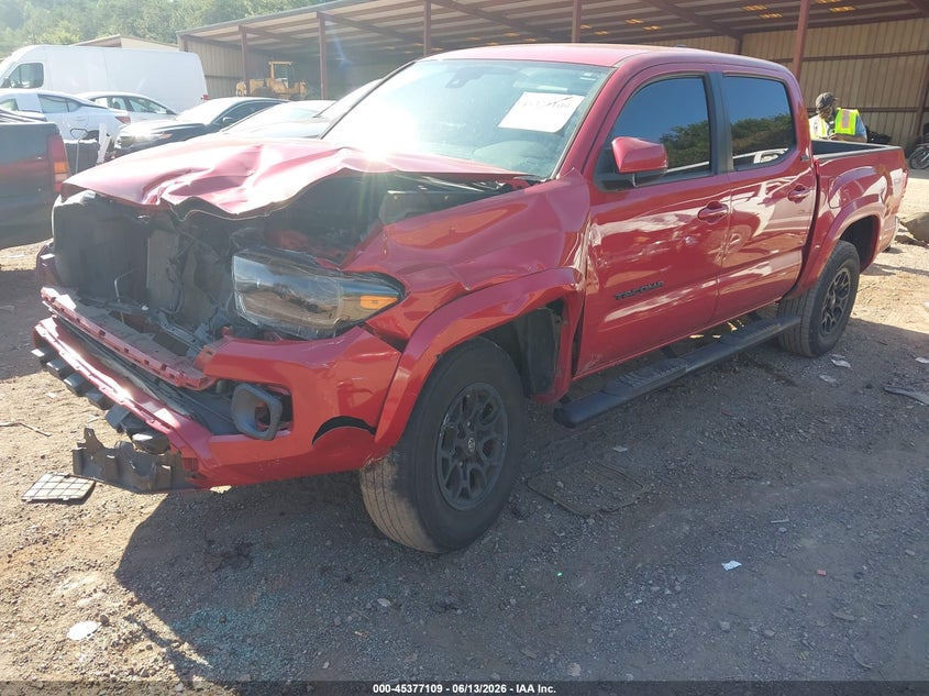 2021 Toyota Tacoma VIN 5TFAZ5CN3MX102355 IAAI salvage auction — FRONT END, Salvage Title, sold $10,800 on 2026-07-29 (photo 2)