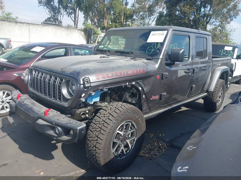 2026 Jeep Gladiator VIN 1C6RJTBG3TL177149 IAAI salvage auction — LEFT FRONT, Wait Title, sold $32,600 on 2026-09-16 (photo 2)