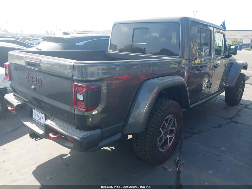 2026 Jeep Gladiator VIN 1C6RJTBG3TL177149 IAAI salvage auction — LEFT FRONT, Wait Title, sold $32,600 on 2026-09-16 (photo 4)