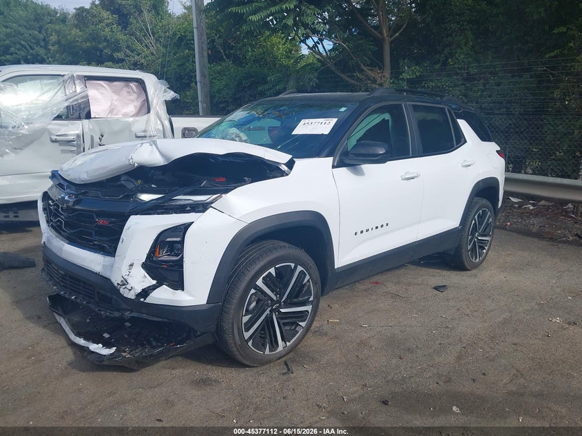 2026 Chevrolet Equinox VIN 3GNAXLEG4TL338359 IAAI salvage auction — FRONT END, Salvage (North Carolina), sold $7,100 on 2026-07-30 (photo 2)