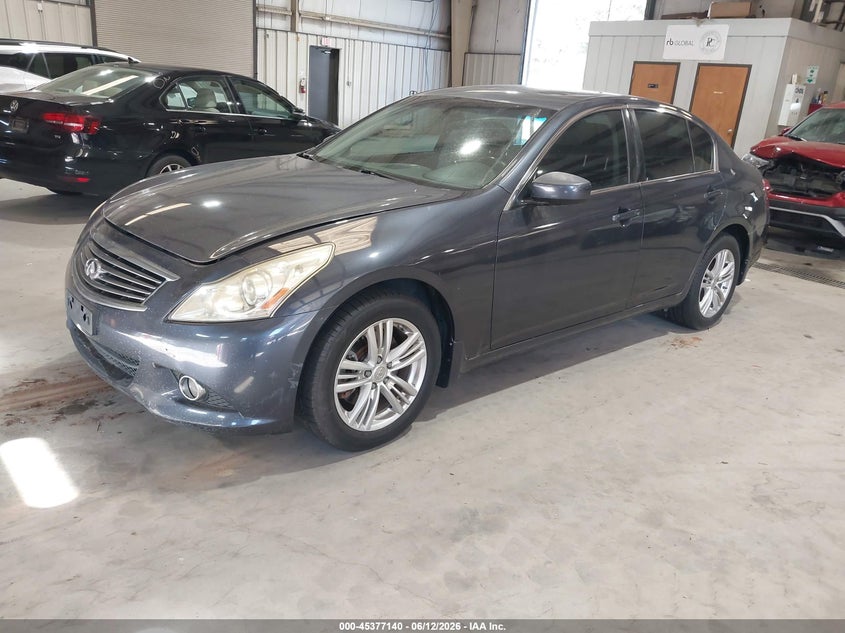 2011 Infiniti G VIN JN1CV6AR3BM402141 IAAI salvage auction — NORMAL WEAR, Salvage Rebuilt (North Carolina), sold $500 on 2026-07-16 (photo 2)