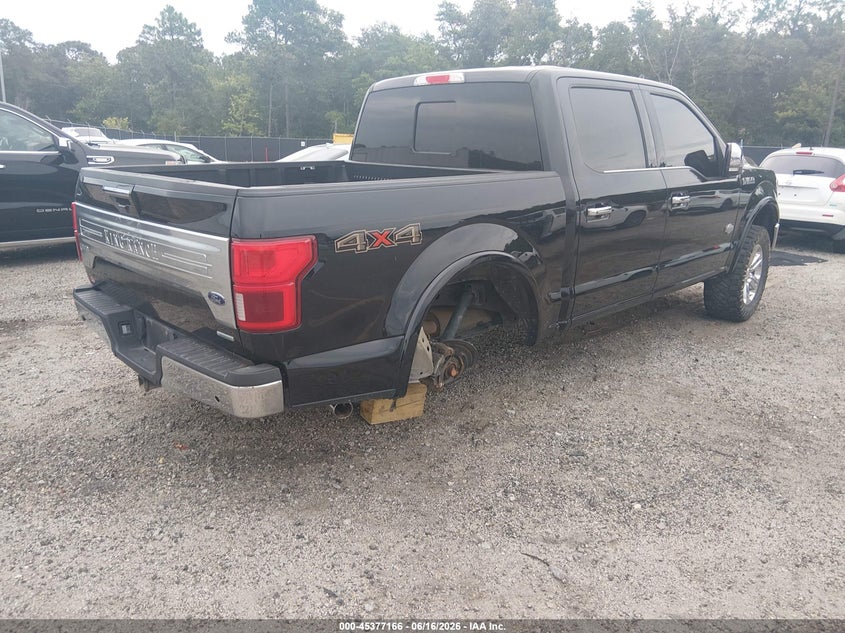 2020 Ford F-150 VIN 1FTEW1E49LFB11380 IAAI salvage auction — RIGHT REAR, Clear (South Carolina), sold $13,500 on 2026-07-23 (photo 4)