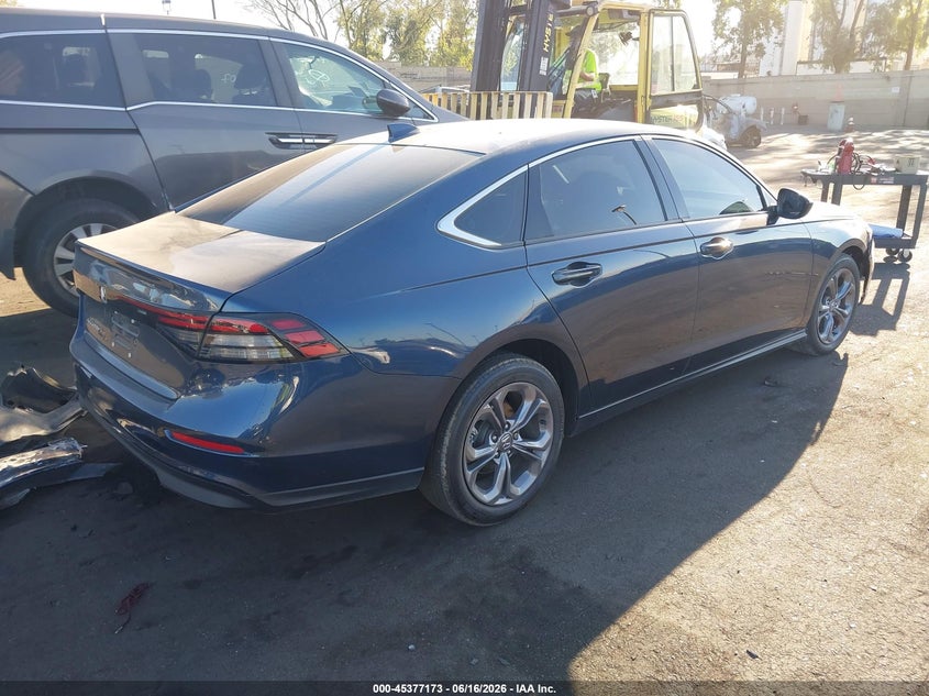 2024 Honda Accord VIN 1HGCY1F38RA051638 IAAI salvage auction — LEFT FRONT, Salvage Title, sold $5,300 on 2026-07-26 (photo 4)
