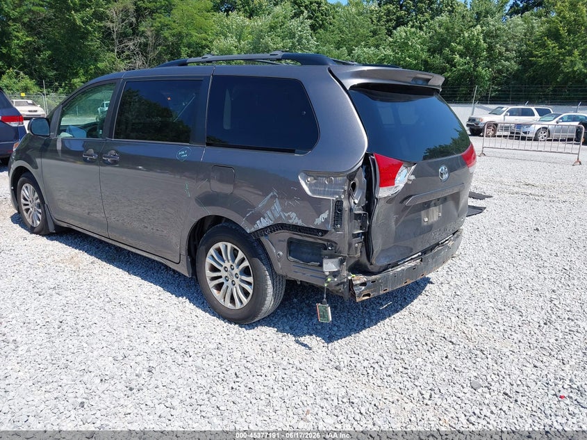 2014 Toyota Sienna VIN 5TDYK3DC1ES504032 IAAI salvage auction — LEFT REAR, Salvage Title, sold $2,050 on 2026-08-01 (photo 6)