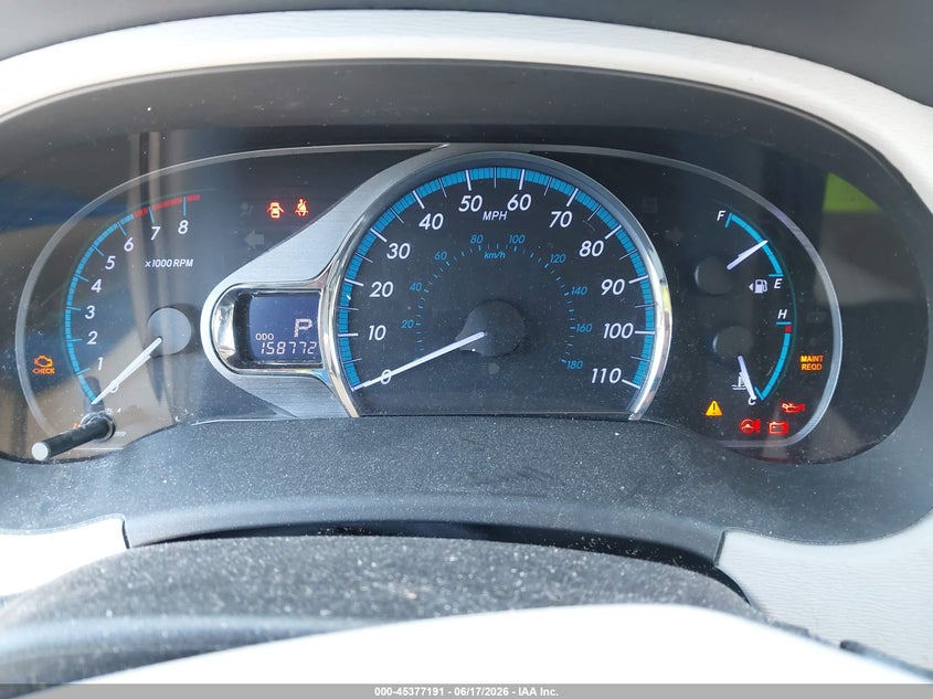 2014 Toyota Sienna VIN 5TDYK3DC1ES504032 IAAI salvage auction — LEFT REAR, Salvage Title, sold $2,050 on 2026-08-01 (photo 7)
