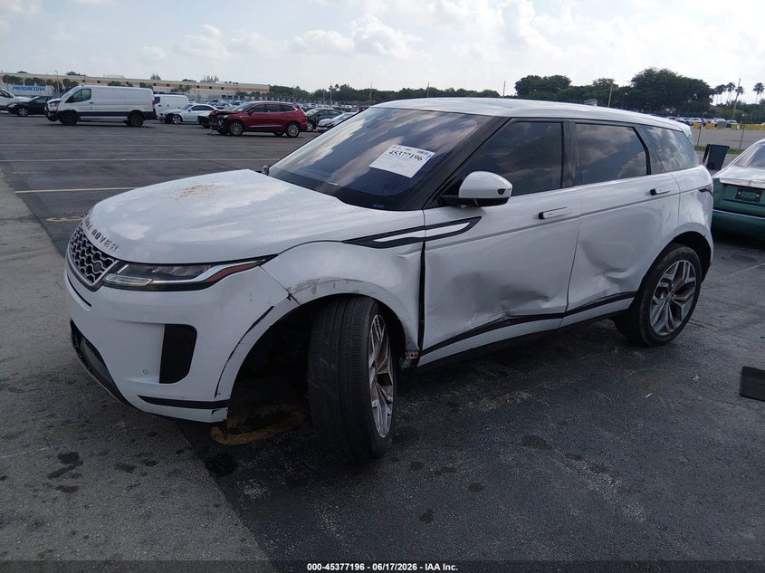 2020 Land rover Range rover evoque VIN SALZJ2FX5LH088028 IAAI salvage auction — SIDE, Salvage Title, sold $7,750 on 2026-07-30 (photo 2)