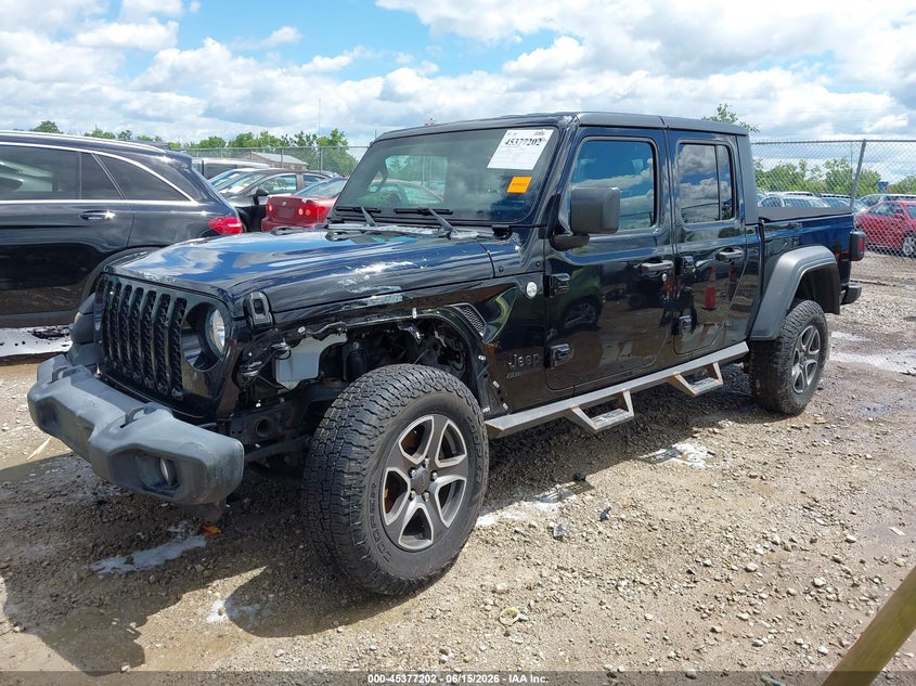 2021 Jeep Gladiator VIN 1C6JJTAG1ML511579 IAAI salvage auction — LEFT & RIGHT, Wait Title, sold $10,575 on 2026-09-04 (photo 2)